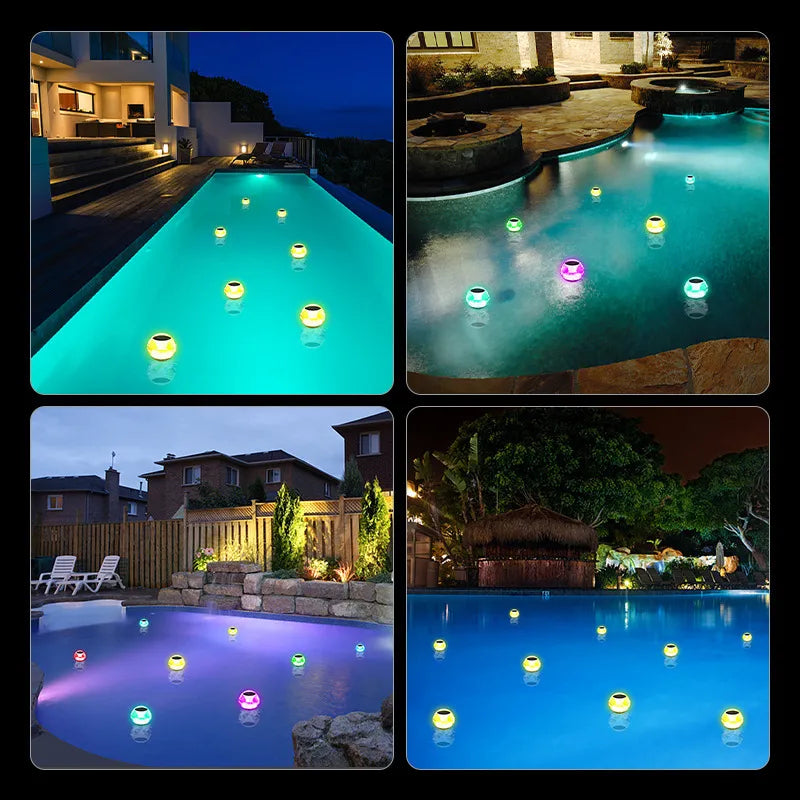Solar Water Floating Light Outdoor Pond Pool